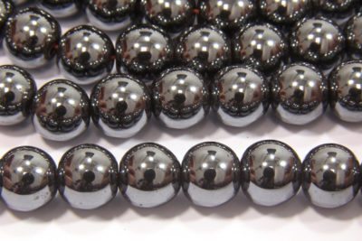 Natural 10mm Rounds Hematite