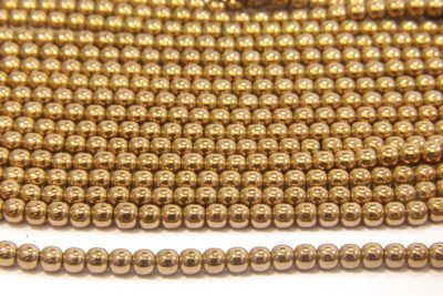 Bronze Round Hematite