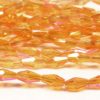 Tangerine AB Crystal Long Bicone