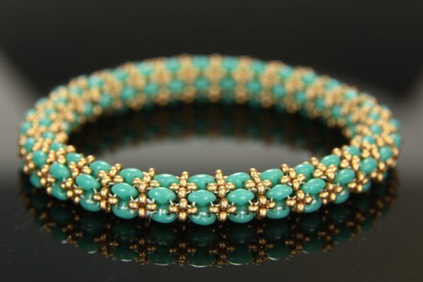 Golden Turquoise Tudor Bangle Bracelet Kit - Image 2