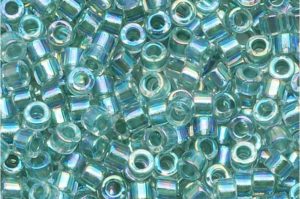 Lined Light Seafoam Delica Beads