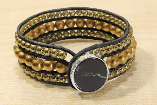 Products to Make Black & Gold Triple Cuff