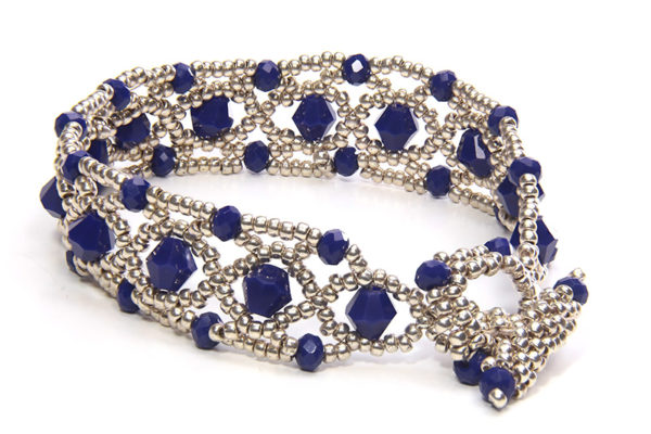 Sapphire Venetian Bracelet Jewellery Making  Kit - Image 3