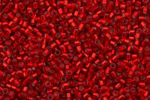 Silver Lined Dark Ruby Delica Beads