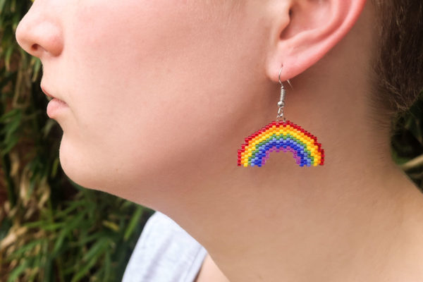 Donate £5 - Mini Rainbow Earrings Pattern Download