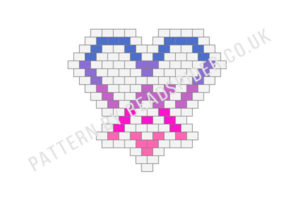 Mini Stay Home Heart Pattern Download