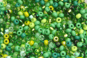 Spring Green Mix 10/0 Preciosa Seed Beads