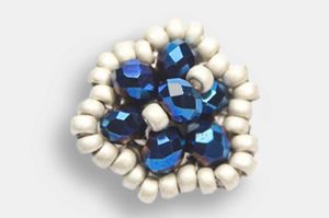 Crystal Flower Beaded Clasp Pattern Download