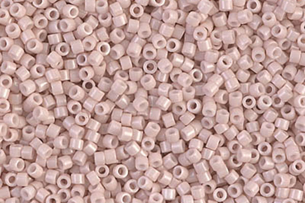 Opaque Pink Champagne Delica Beads