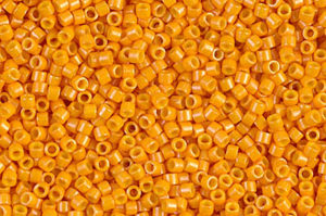 Opaque Squash Delica Beads