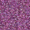 Raspberry Lined Crystal AB Miyuki 11/0 Seed Beads