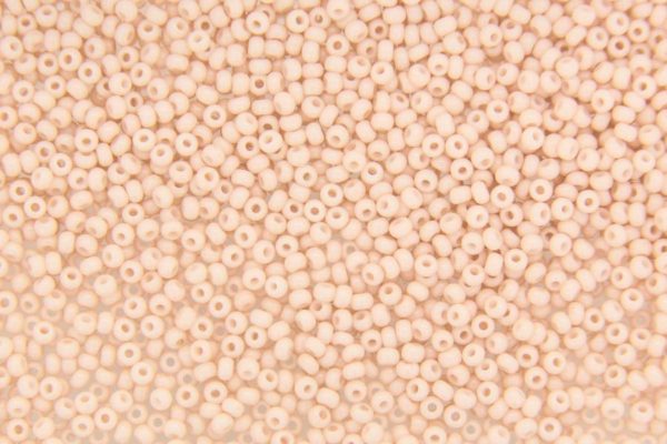 Opaque Flesh Preciosa Seed Beads