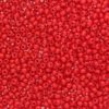 Opaque Cherry Red Preciosa Seed Beads