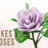 Mauve Beaded Posy of Roses Kit - Makes 5 Roses