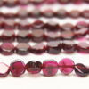 Garnet 6mm Coin Semi Precious Gemstones