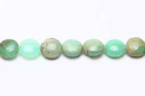 Australian Crysophrase 10mm Coin Semi Precious Gemstones