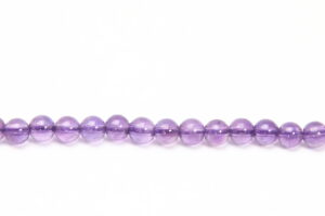 Amethyst 4mm Round Semi Precious Gemstones