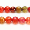 Berry Mix Agate 10mm Facetted Round Semi Precious Gemstones