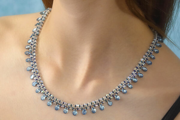 Mystic Springs Delicate Drop Pip Necklace