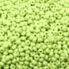 Opaque Pastel Lime Preciosa Seed Beads