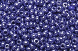 Opaque Cobalt Luster Preciosa Seed Beads