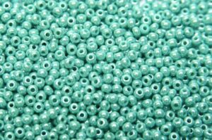 Opaque Seafoam Luster Preciosa Seed Beads