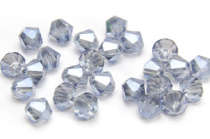 4mm Neptune Blue Precision Bicones
