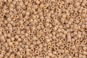 Matted Opaque Light Terracotta Delica Beads