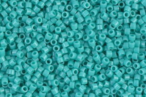 Opaque Turquoise Green Delica Beads