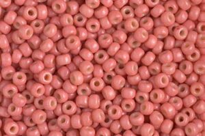 DuraCoat Opaque Light Watermelon Miyuki 8/0 Seed Beads