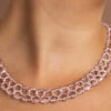Rose Quartz Eternity Crystal Necklace Kit