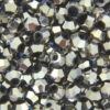3mm Metallic Silver Aurora Precision Bicones