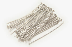 0.8x40mm Silver Headpins