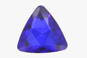 23mm Deep Sea Blue Aurora Triangle Crystal Rivoli