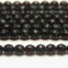 8mm Jet Green Opaque Hurricane Fire Polished Czech Glass