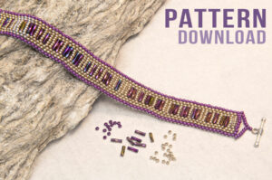 Hidden Message Morse Code Peyote Bugle Bead Bracelet Pattern Download