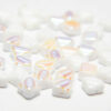 Snow White AB Czech Silky Beads