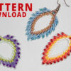 Angel Feather St Petersburg Necklace and Earrings Pattern Download