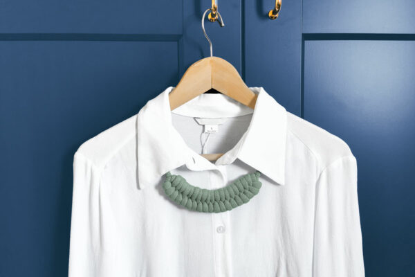 Sage Green Infinity Macrame Necklace Kit - Image 2