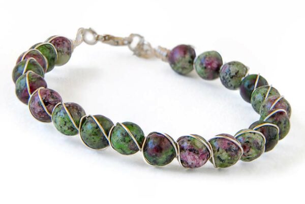 Helix Twisted Wire Gemstone Bracelet Kit - Makes 2