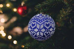 Snowflake Winter Wonderland Christmas Bauble Kit