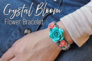 Crystal Bloom Flower Bracelet Kit