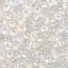 Clear AB Preciosa 8/0 Seed Beads